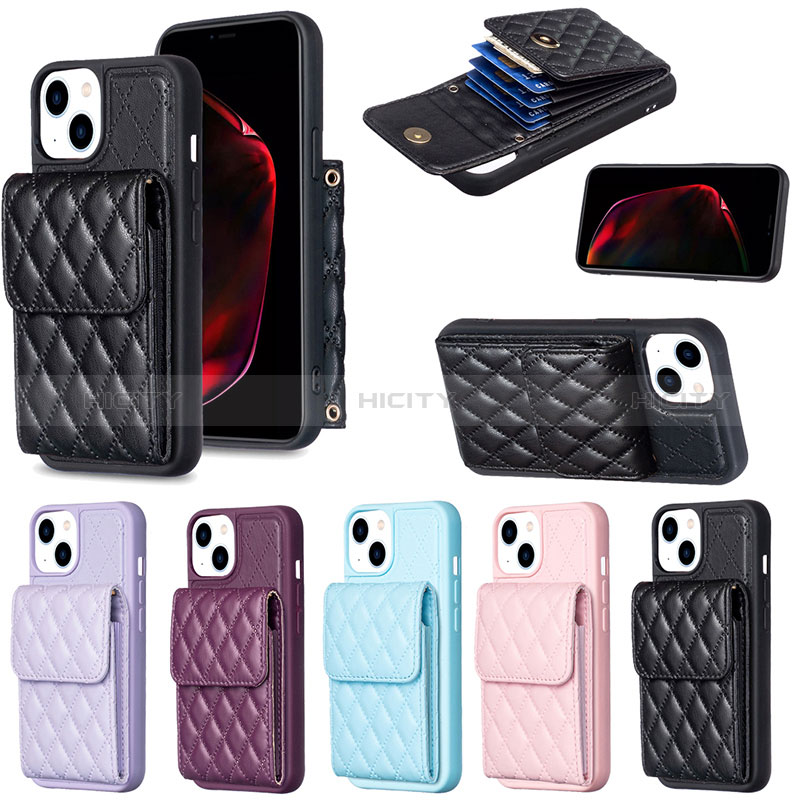 Coque Silicone Gel Motif Cuir Housse Etui BF3 pour Apple iPhone 14 Plus