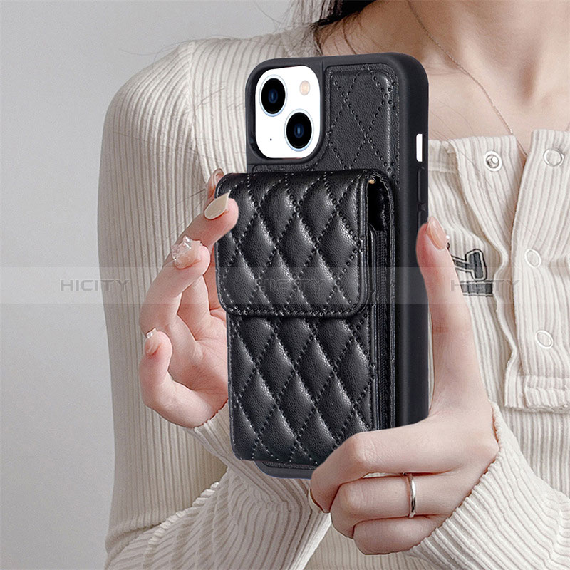 Coque Silicone Gel Motif Cuir Housse Etui BF3 pour Apple iPhone 15 Plus Plus