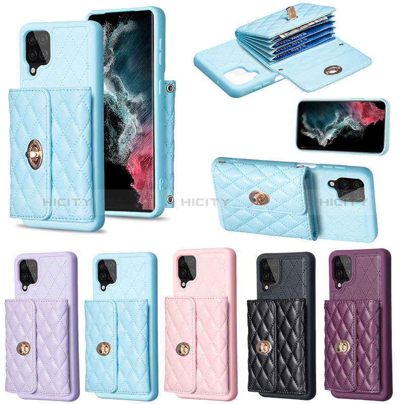 Coque Silicone Gel Motif Cuir Housse Etui BF3 pour Samsung Galaxy A12 Nacho Plus