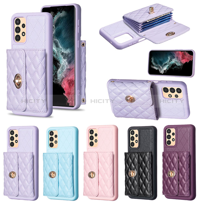 Coque Silicone Gel Motif Cuir Housse Etui BF3 pour Samsung Galaxy A13 4G Plus