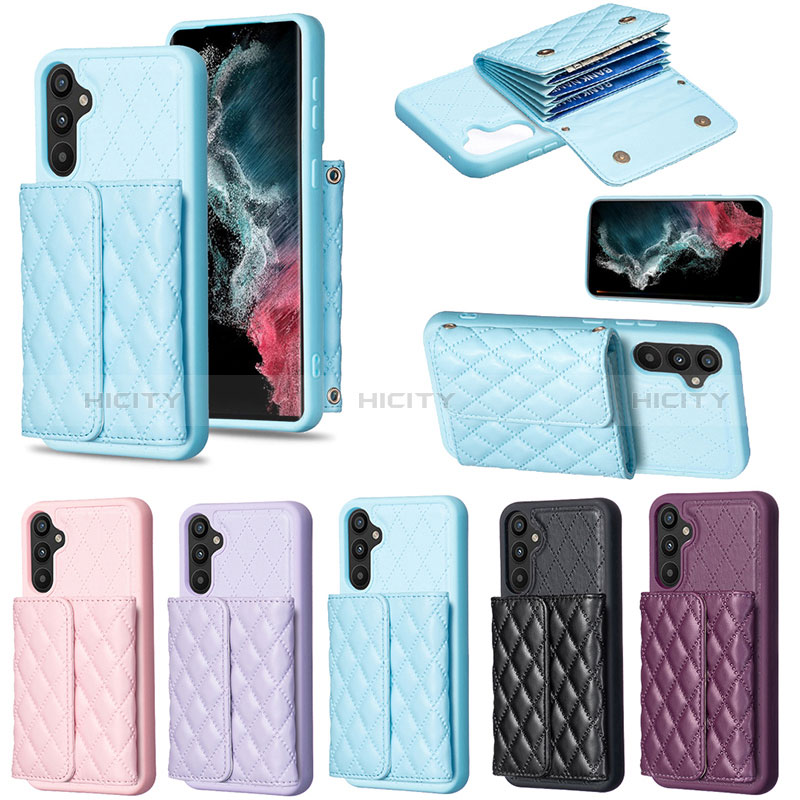 Coque Silicone Gel Motif Cuir Housse Etui BF3 pour Samsung Galaxy A34 5G Plus