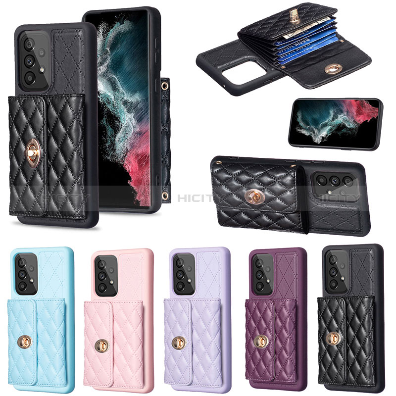 Coque Silicone Gel Motif Cuir Housse Etui BF3 pour Samsung Galaxy A53 5G Plus