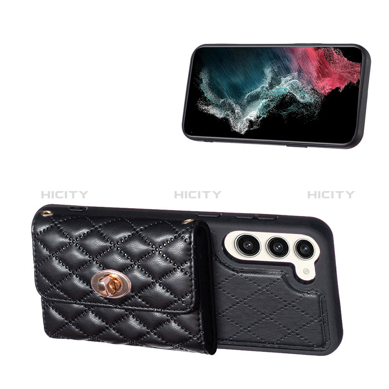 Coque Silicone Gel Motif Cuir Housse Etui BF3 pour Samsung Galaxy S23 Plus 5G Plus