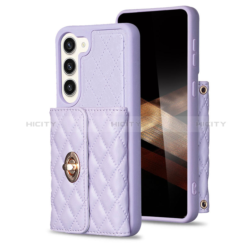 Coque Silicone Gel Motif Cuir Housse Etui BF3 pour Samsung Galaxy S24 5G Plus