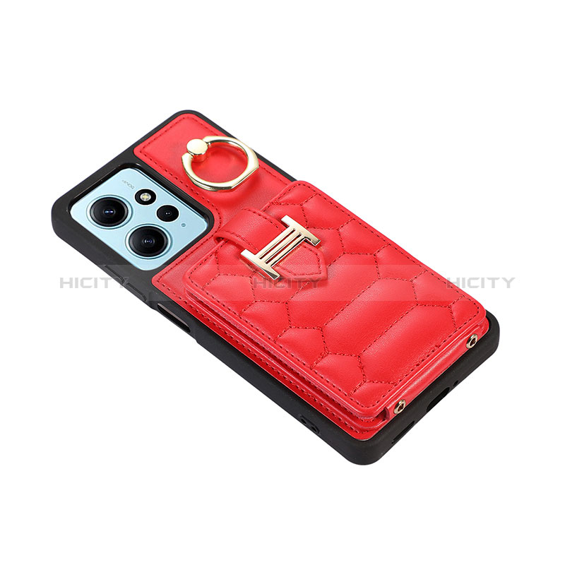 Coque Silicone Gel Motif Cuir Housse Etui BF3 pour Xiaomi Redmi Note 12 4G Plus