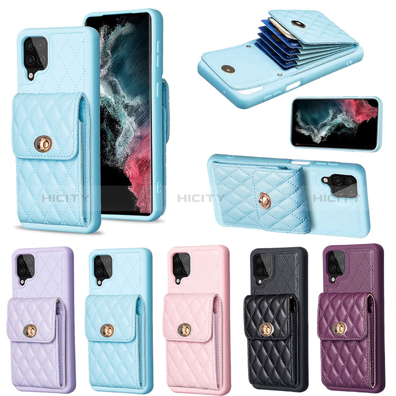 Coque Silicone Gel Motif Cuir Housse Etui BF4 pour Samsung Galaxy A12 5G Plus