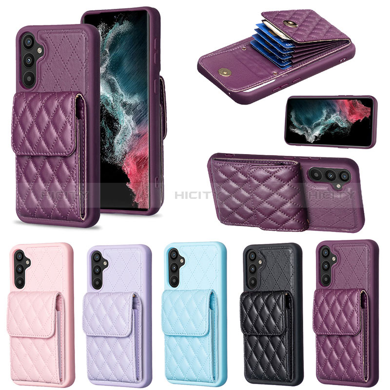 Coque Silicone Gel Motif Cuir Housse Etui BF4 pour Samsung Galaxy A34 5G Plus