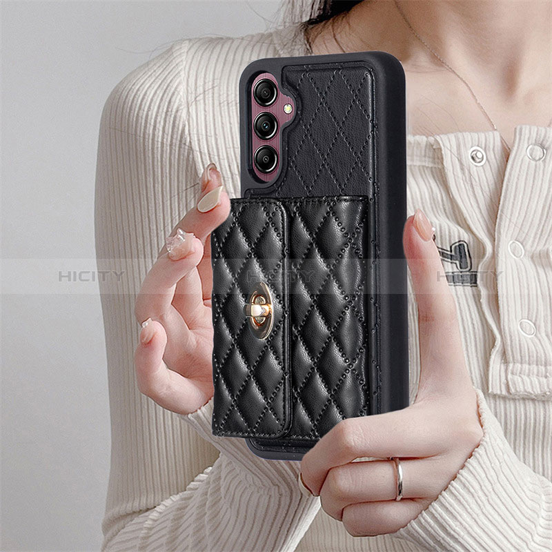 Coque Silicone Gel Motif Cuir Housse Etui BF4 pour Samsung Galaxy M44 5G Plus