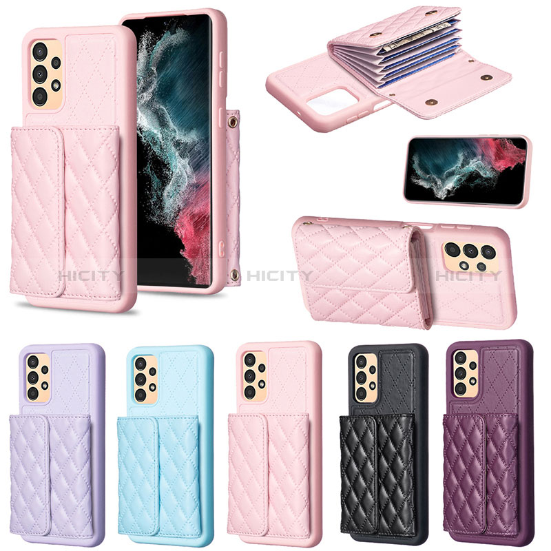 Coque Silicone Gel Motif Cuir Housse Etui BF5 pour Samsung Galaxy A13 4G Plus