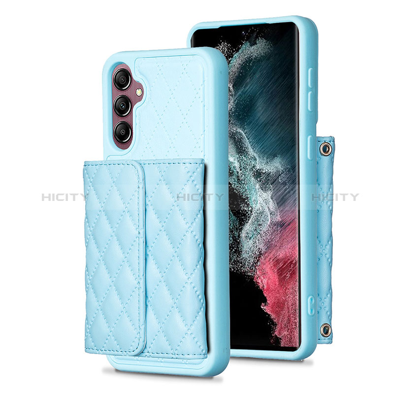 Coque Silicone Gel Motif Cuir Housse Etui BF5 pour Samsung Galaxy A14 4G Plus