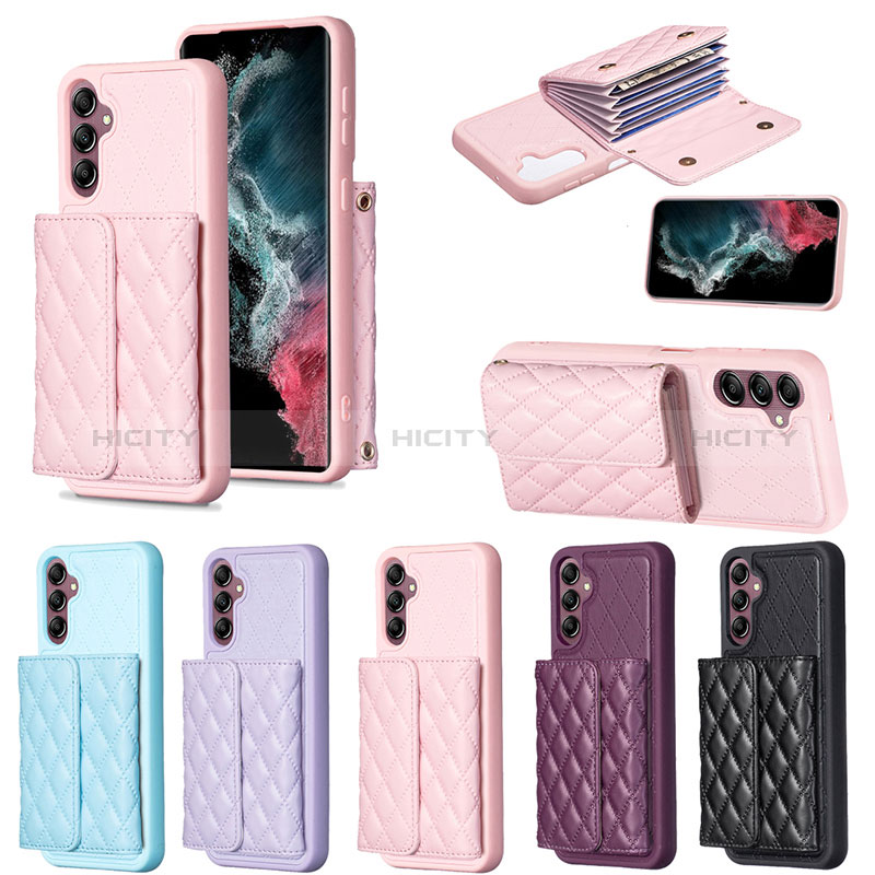 Coque Silicone Gel Motif Cuir Housse Etui BF5 pour Samsung Galaxy A14 4G Plus