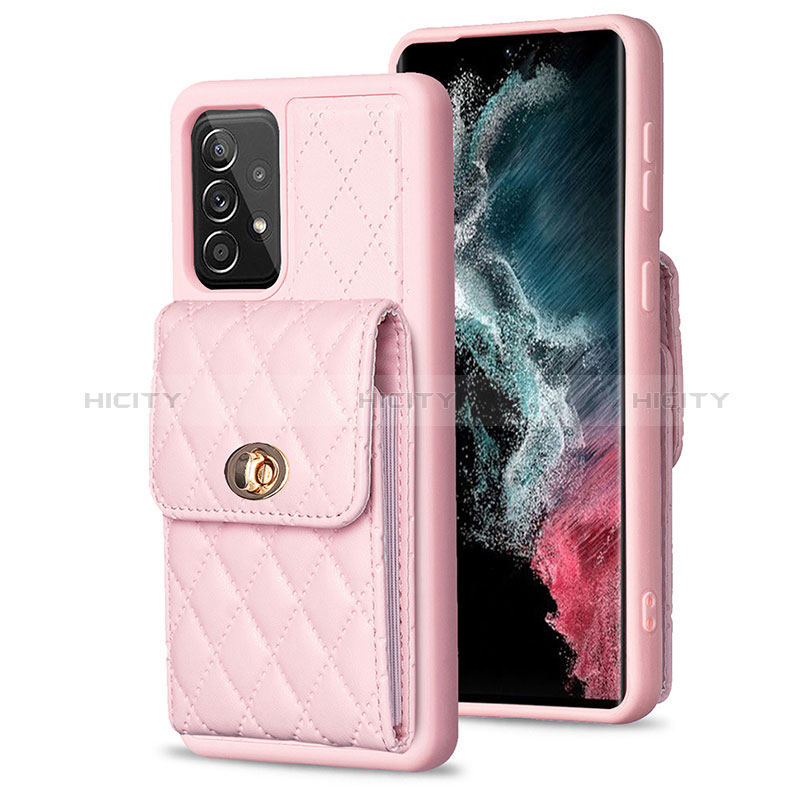 Coque Silicone Gel Motif Cuir Housse Etui BF5 pour Samsung Galaxy A52s 5G Plus