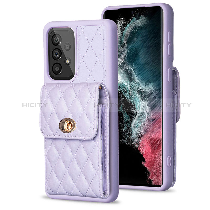 Coque Silicone Gel Motif Cuir Housse Etui BF5 pour Samsung Galaxy A53 5G Plus