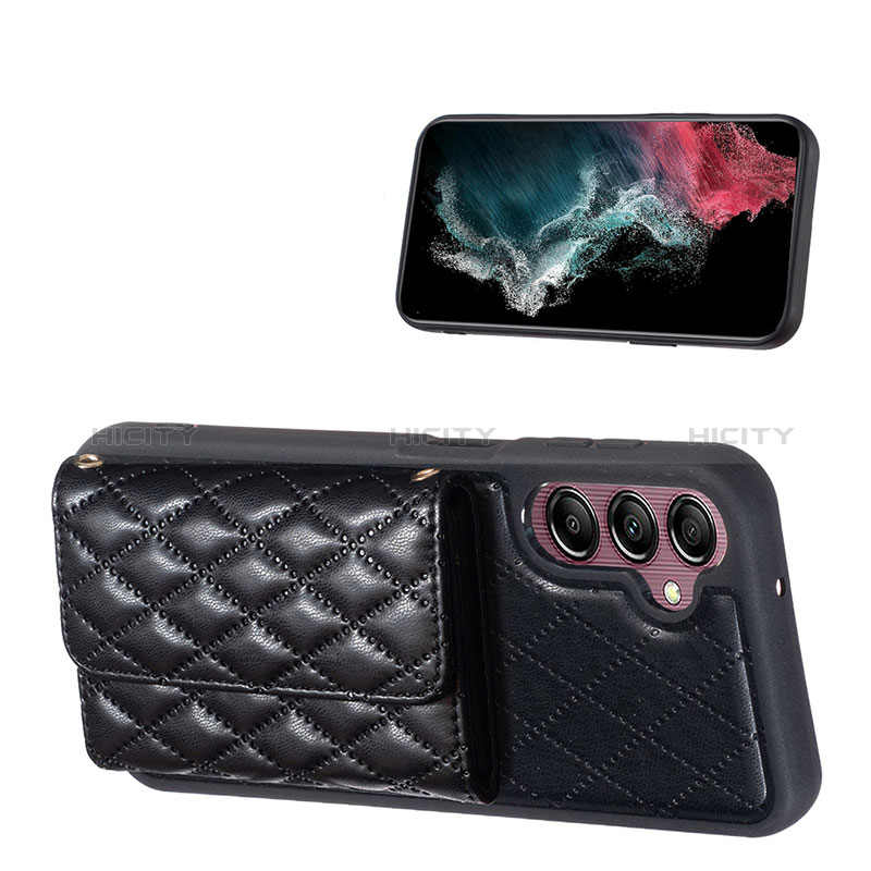 Coque Silicone Gel Motif Cuir Housse Etui BF5 pour Samsung Galaxy M44 5G Plus