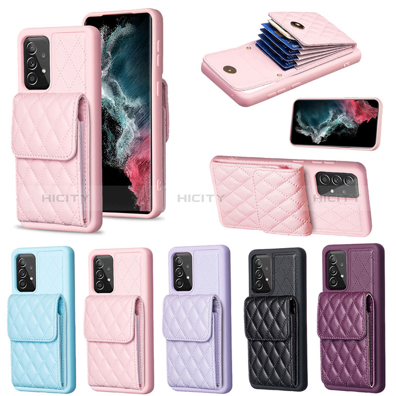 Coque Silicone Gel Motif Cuir Housse Etui BF6 pour Samsung Galaxy A52 4G Plus