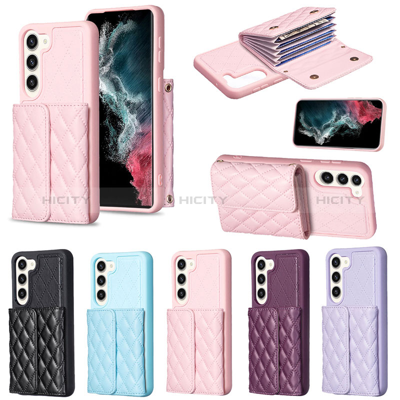 Coque Silicone Gel Motif Cuir Housse Etui BF6 pour Samsung Galaxy S23 5G Plus