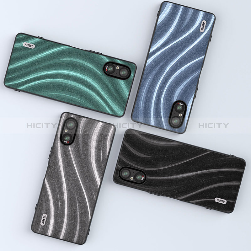 Coque Silicone Gel Motif Cuir Housse Etui BH2 pour Sony Xperia 5 V Plus