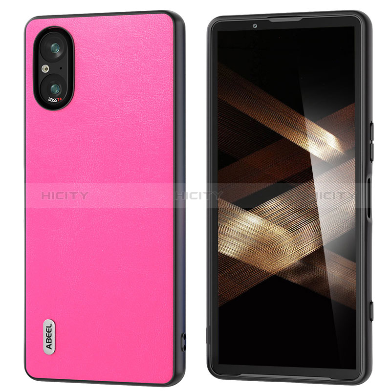 Coque Silicone Gel Motif Cuir Housse Etui BH4 pour Sony Xperia 5 V Plus