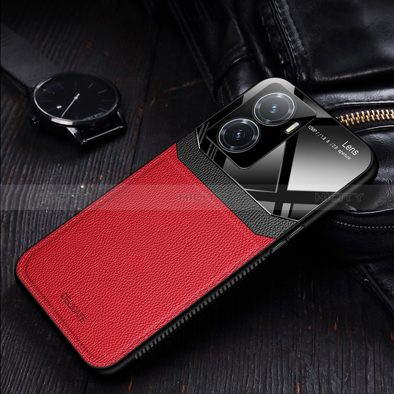 Coque Silicone Gel Motif Cuir Housse Etui FL1 pour Huawei Honor X50i 5G Plus