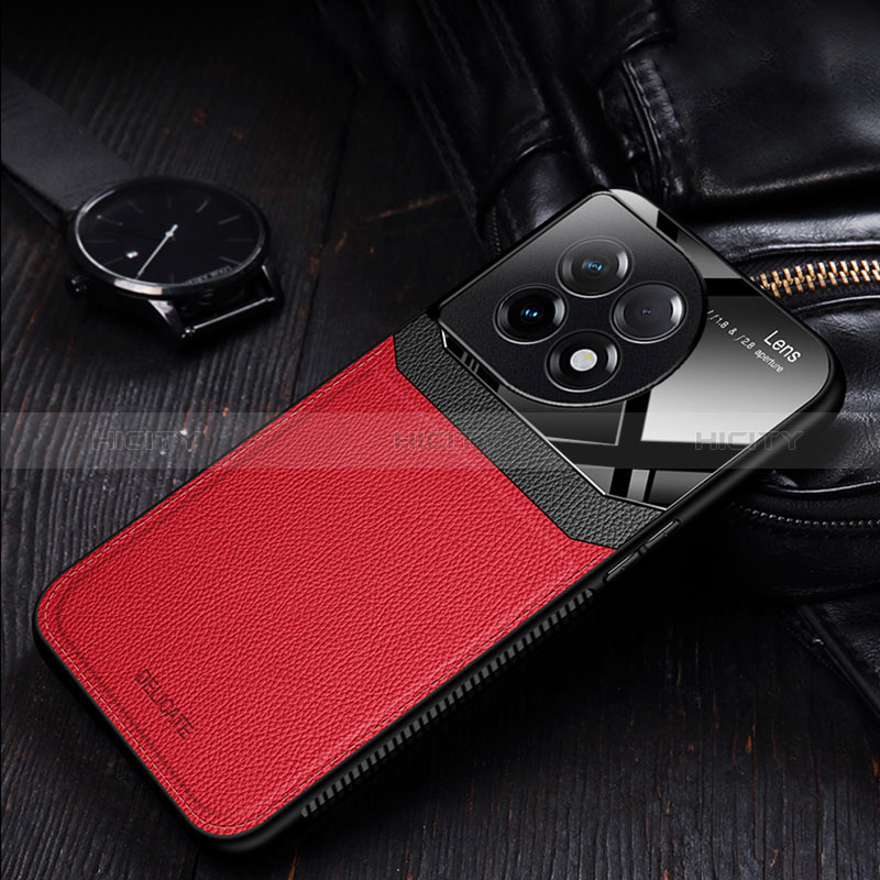 Coque Silicone Gel Motif Cuir Housse Etui FL1 pour OnePlus 11 5G Plus