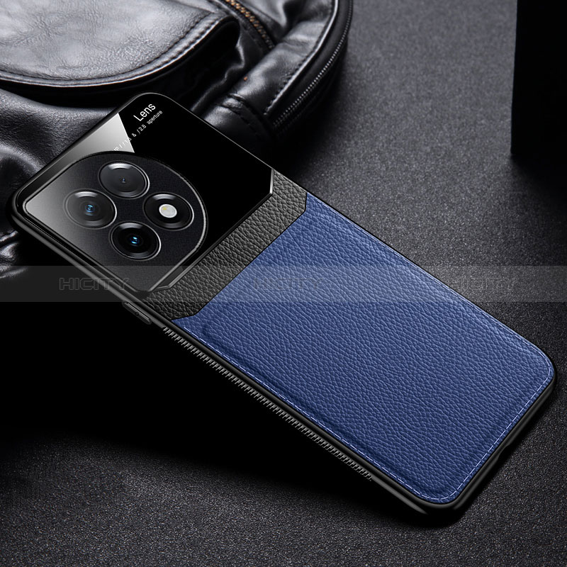 Coque Silicone Gel Motif Cuir Housse Etui FL1 pour OnePlus Ace 2 5G Plus