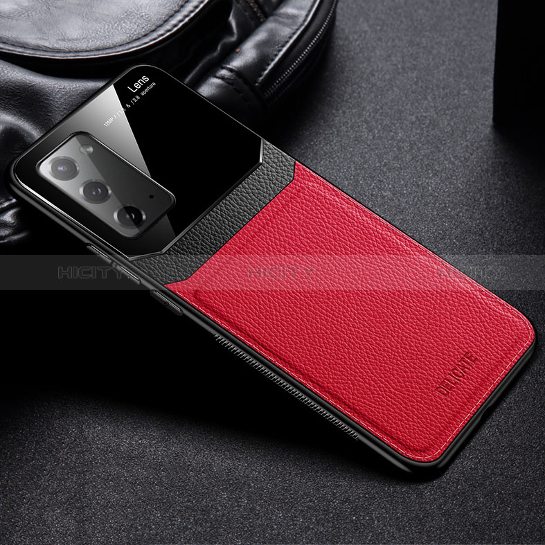 Coque Silicone Gel Motif Cuir Housse Etui FL1 pour Samsung Galaxy Note 20 5G Plus