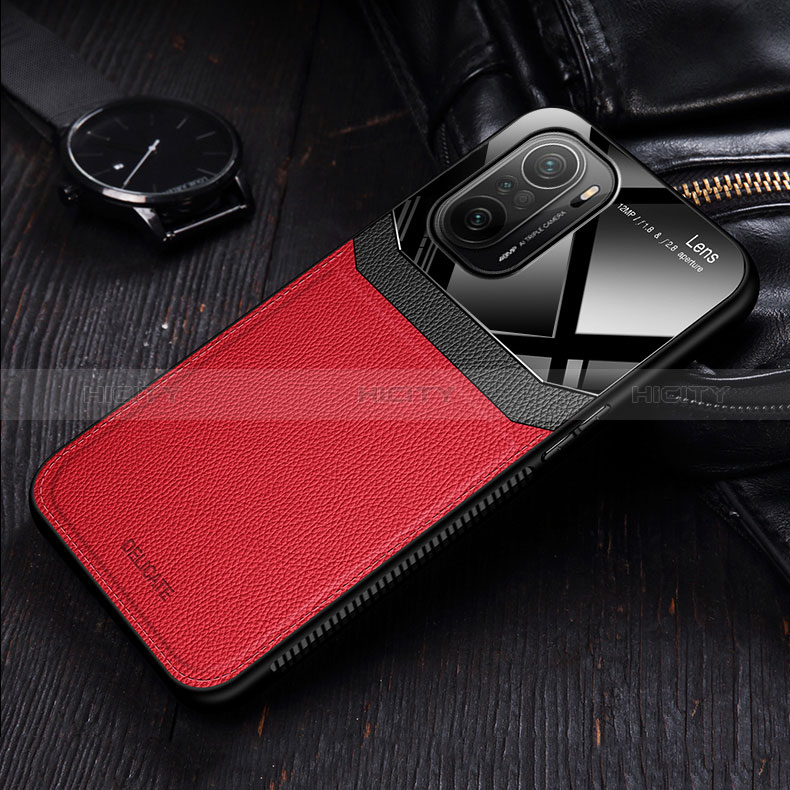 Coque Silicone Gel Motif Cuir Housse Etui FL1 pour Xiaomi Mi 11X 5G Plus