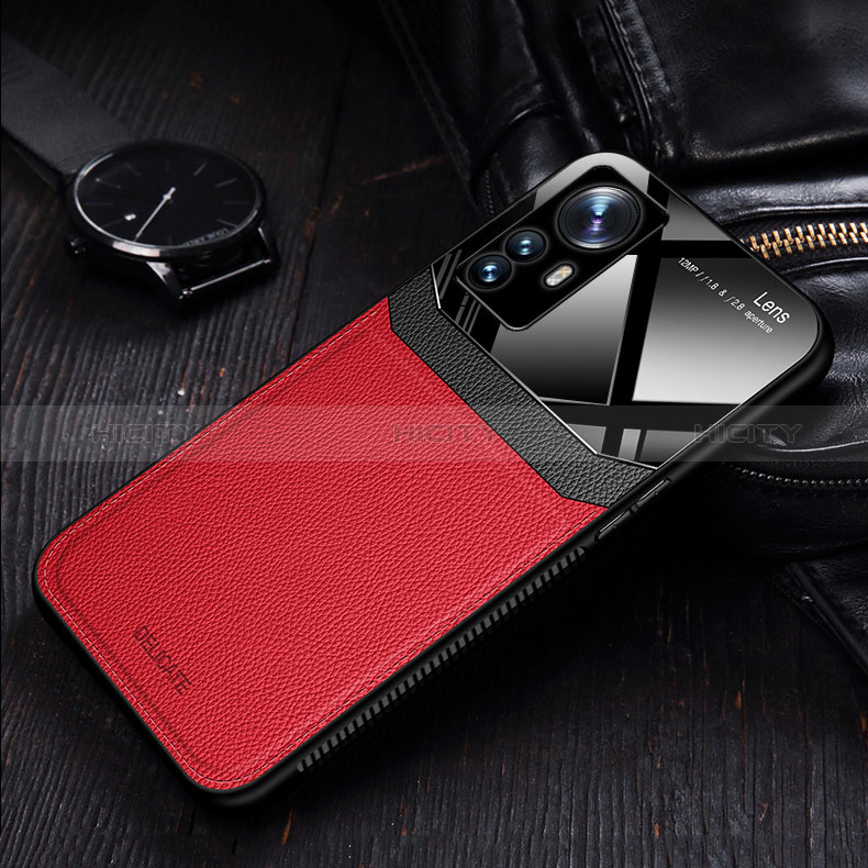 Coque Silicone Gel Motif Cuir Housse Etui FL1 pour Xiaomi Mi 12T 5G Plus