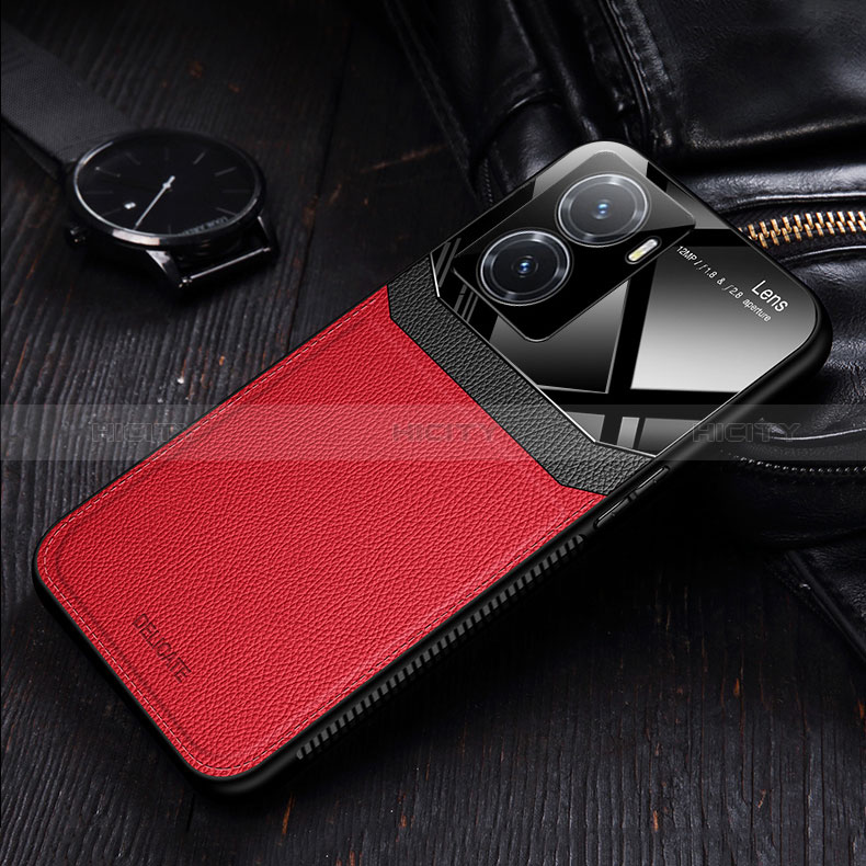 Coque Silicone Gel Motif Cuir Housse Etui FL1 pour Xiaomi Redmi A2 Plus