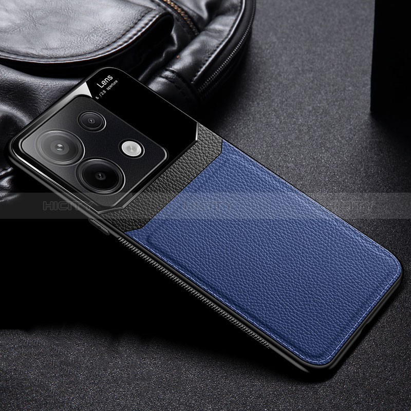 Coque Silicone Gel Motif Cuir Housse Etui FL1 pour Xiaomi Redmi Note 13 Pro 5G Plus