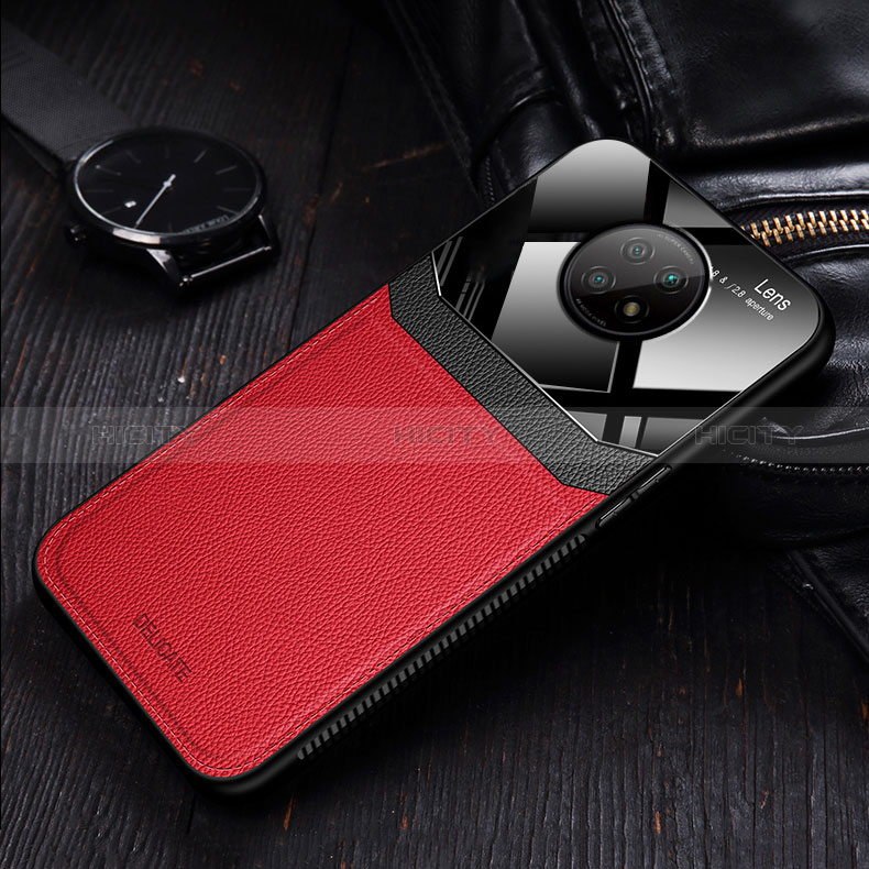 Coque Silicone Gel Motif Cuir Housse Etui FL1 pour Xiaomi Redmi Note 9T 5G Plus