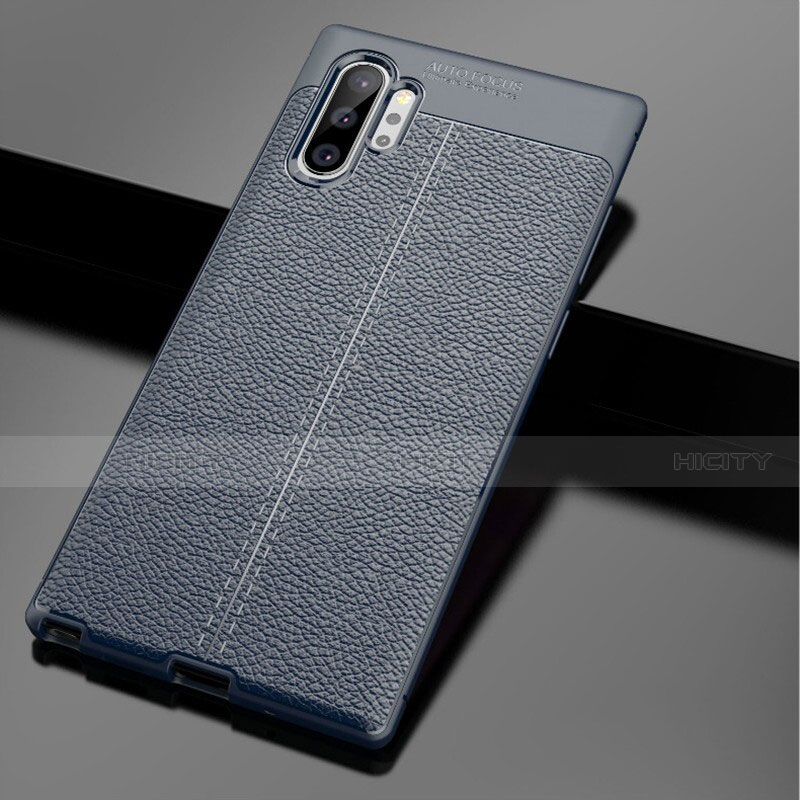 Coque Silicone Gel Motif Cuir Housse Etui G01 pour Samsung Galaxy Note 10 Plus 5G Plus