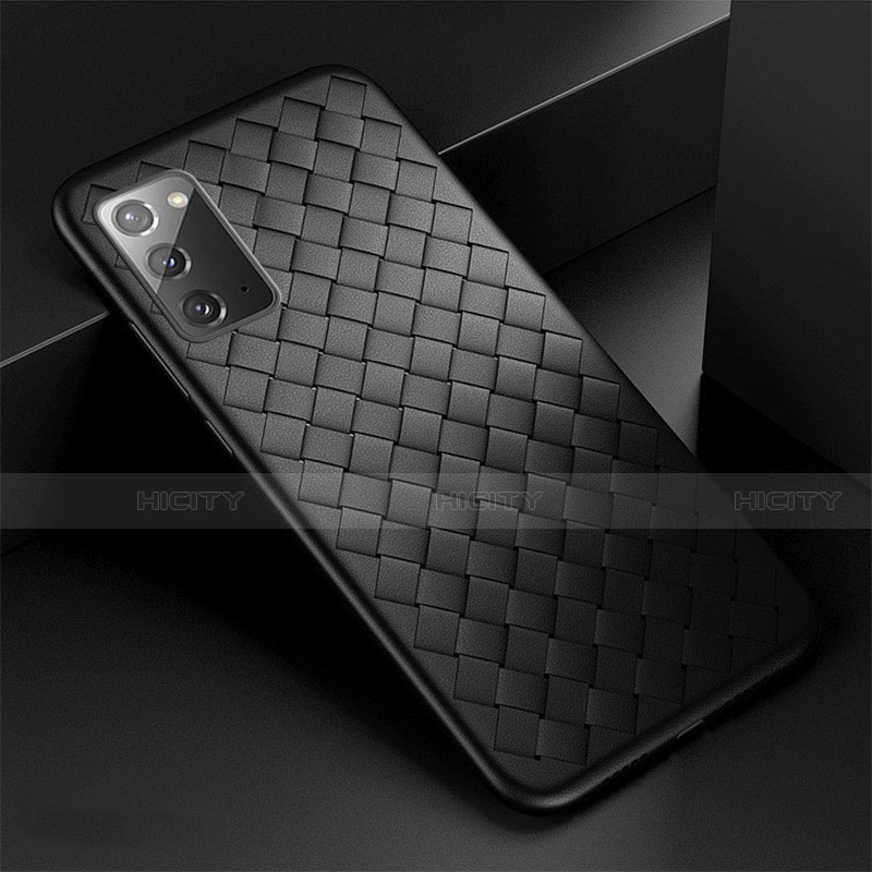 Coque Silicone Gel Motif Cuir Housse Etui H01 pour Samsung Galaxy Note 20 5G Plus