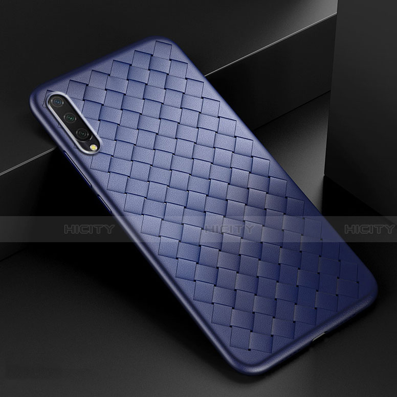 Coque Silicone Gel Motif Cuir Housse Etui H01 pour Xiaomi Mi A3 Plus