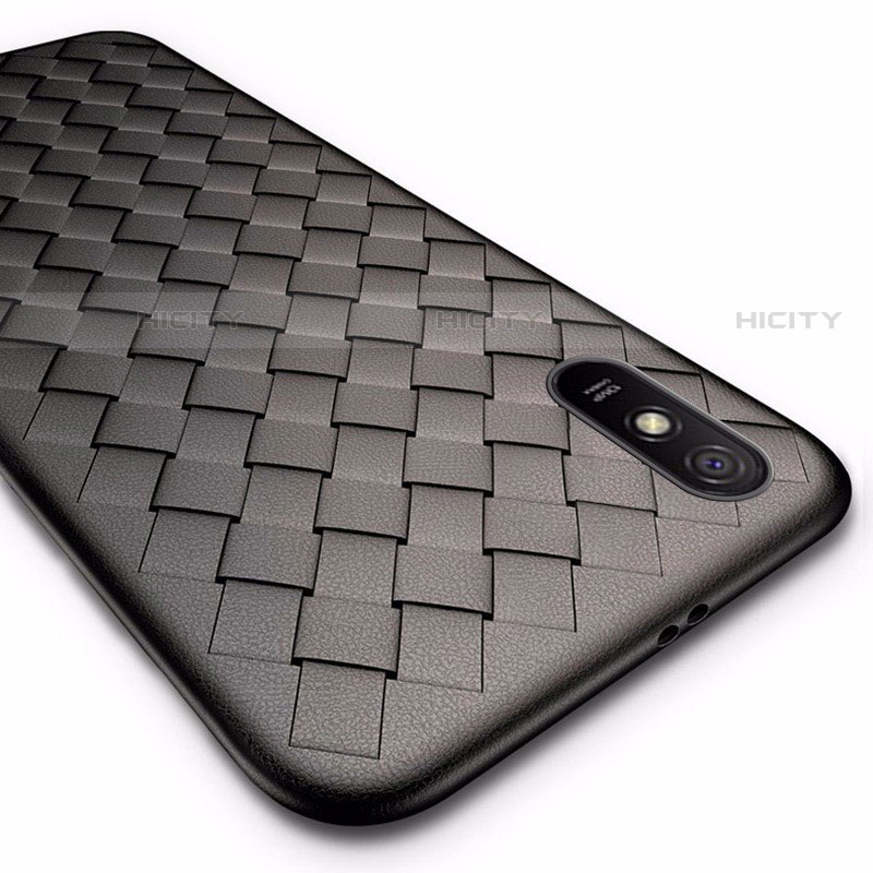 Coque Silicone Gel Motif Cuir Housse Etui H01 pour Xiaomi Redmi 9A Plus