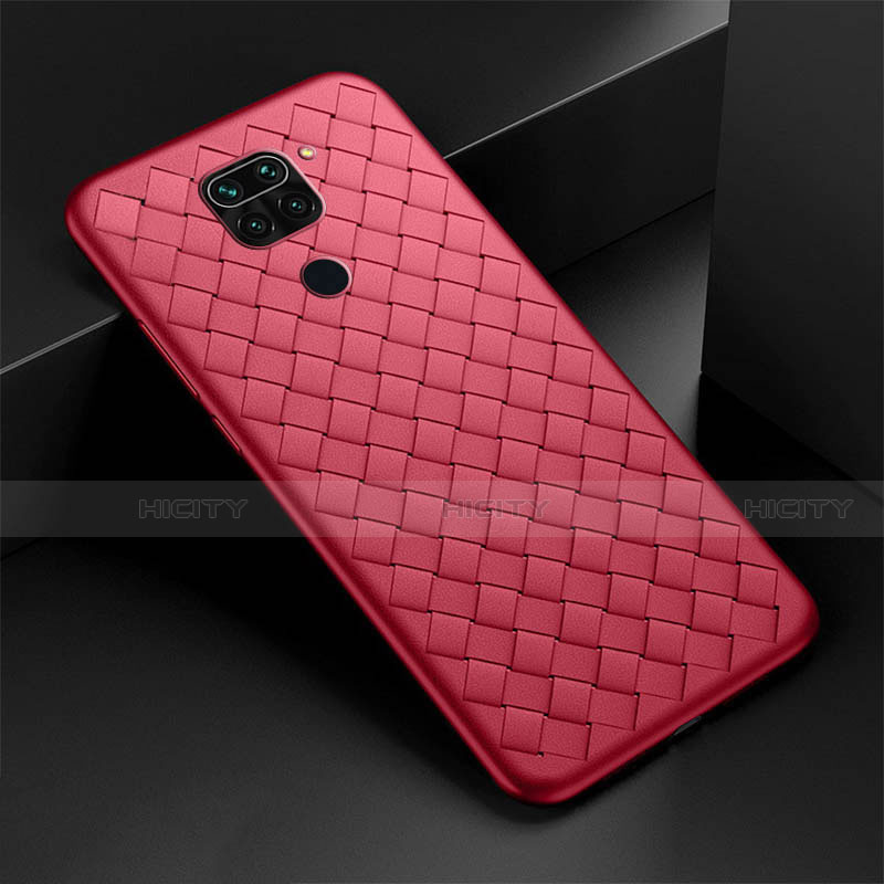 Coque Silicone Gel Motif Cuir Housse Etui H01 pour Xiaomi Redmi Note 9 Plus