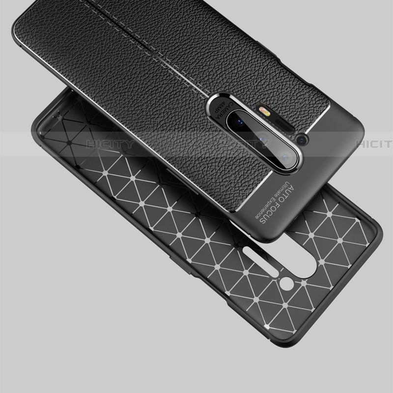 Coque Silicone Gel Motif Cuir Housse Etui H03 pour OnePlus 8 Pro Plus