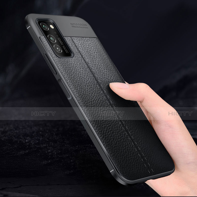 Coque Silicone Gel Motif Cuir Housse Etui H05 pour Huawei Honor View 30 Pro 5G Plus
