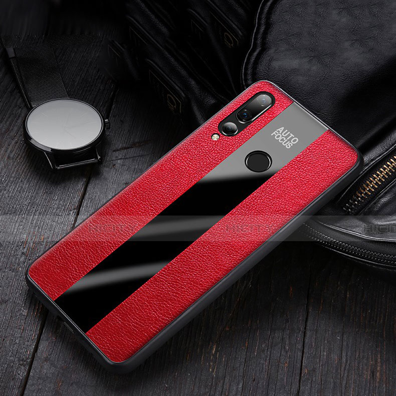 Coque Silicone Gel Motif Cuir Housse Etui pour Huawei Honor 20E Plus