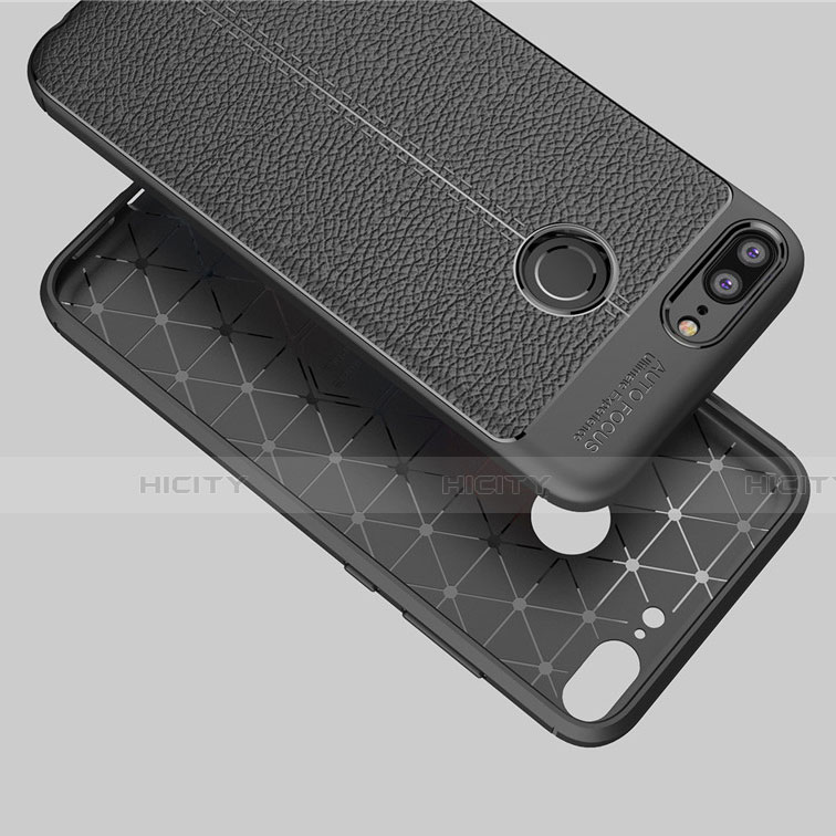 Coque Silicone Gel Motif Cuir Housse Etui pour Huawei Honor 9 Lite Plus