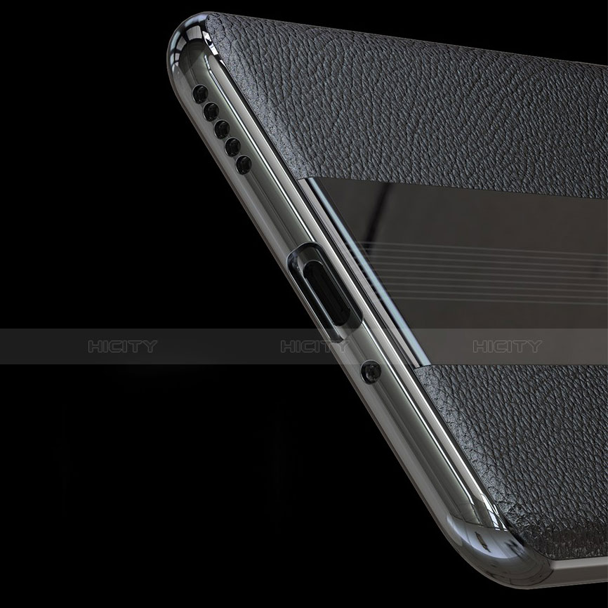 Coque Silicone Gel Motif Cuir Housse Etui pour Huawei Honor V30 Pro 5G Plus