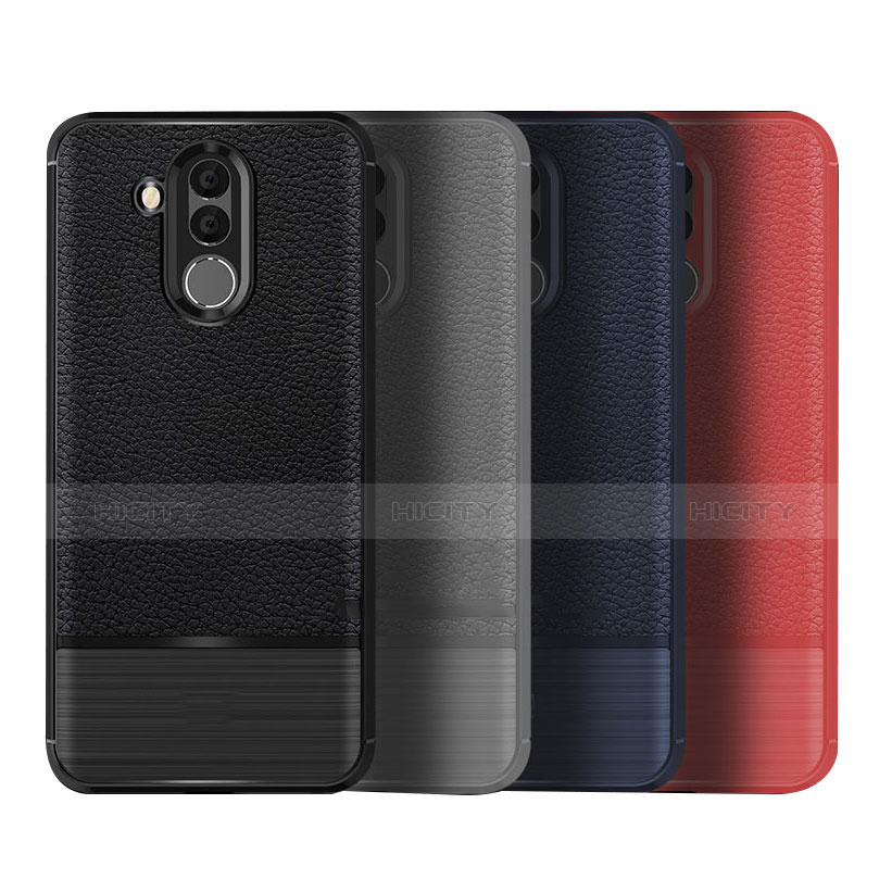 Coque Silicone Gel Motif Cuir Housse Etui pour Huawei Mate 20 Lite Plus