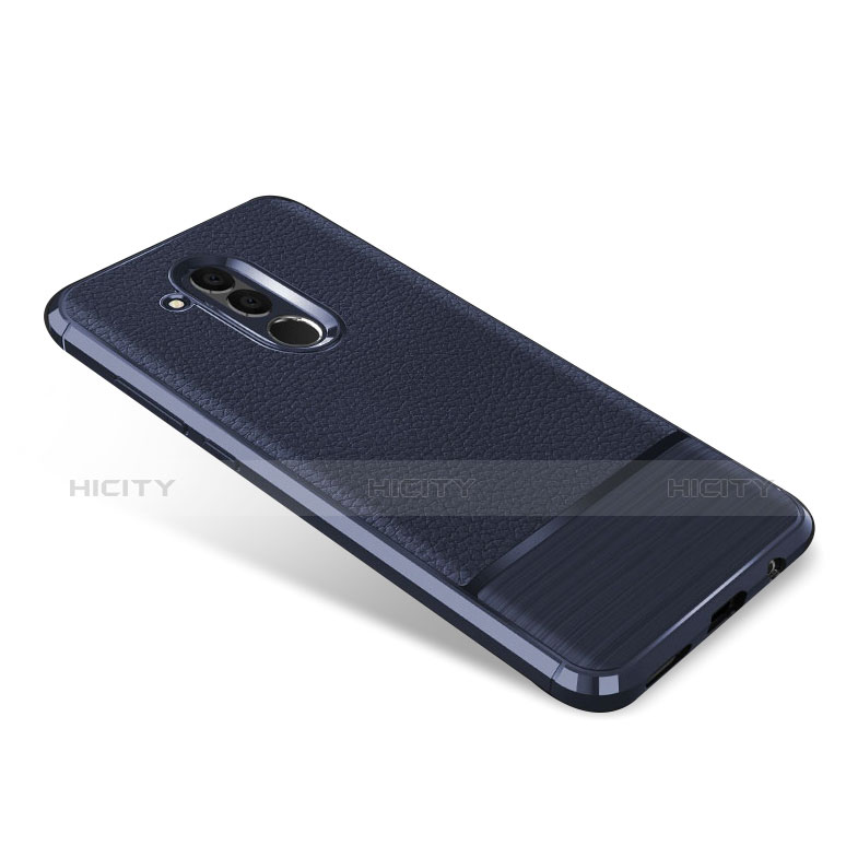 Coque Silicone Gel Motif Cuir Housse Etui pour Huawei Mate 20 Lite Plus