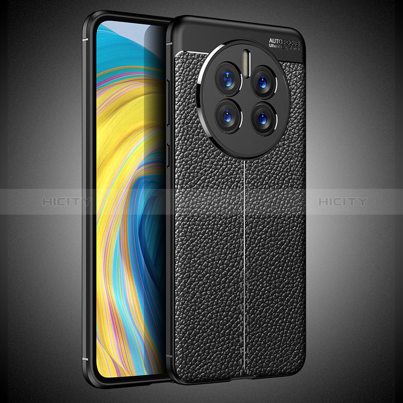 Coque Silicone Gel Motif Cuir Housse Etui pour Huawei Mate 50 Plus