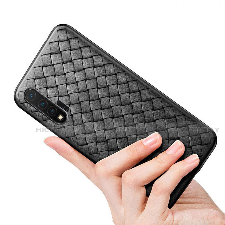 Coque Silicone Gel Motif Cuir Housse Etui pour Huawei Nova 6 5G Plus