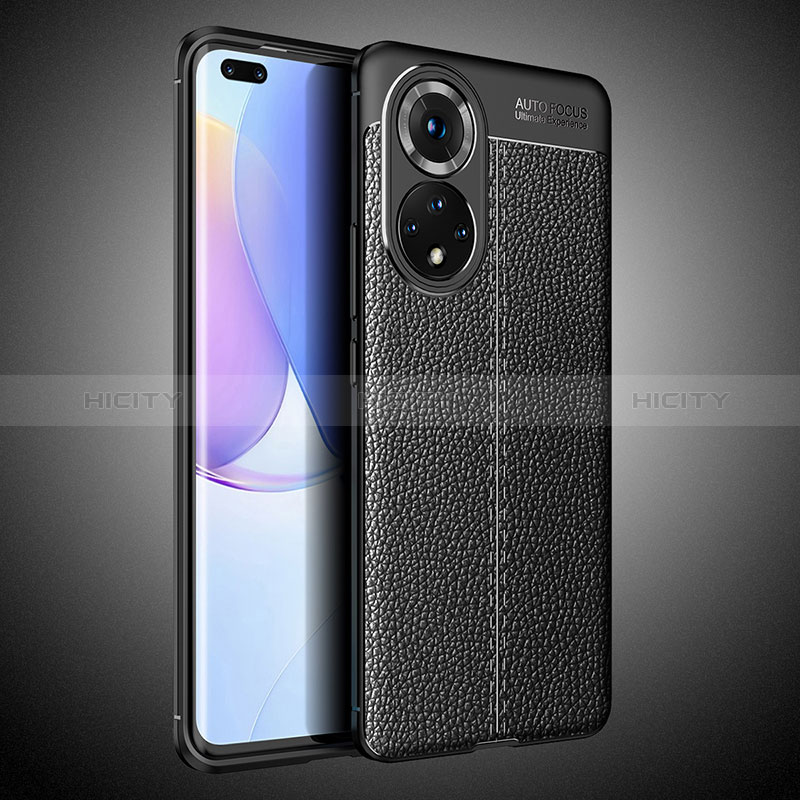 Coque Silicone Gel Motif Cuir Housse Etui pour Huawei Nova 9 Pro Plus