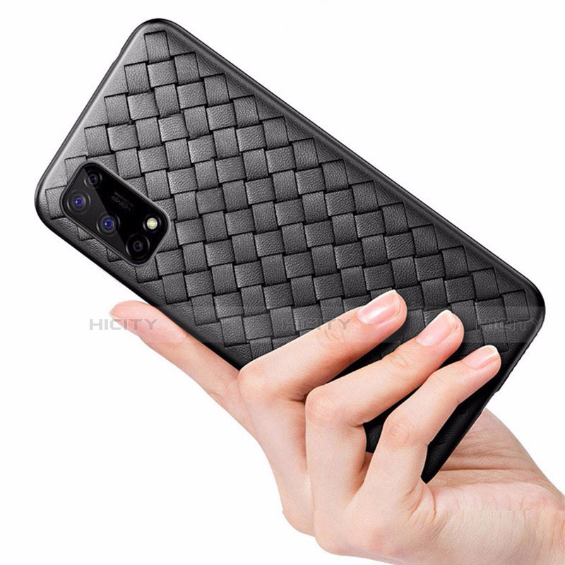 Coque Silicone Gel Motif Cuir Housse Etui pour Oppo K7x 5G Plus