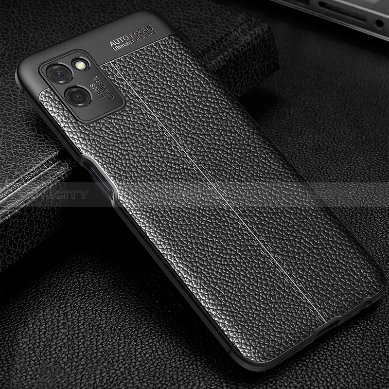 Coque Silicone Gel Motif Cuir Housse Etui pour Realme V11 5G Plus