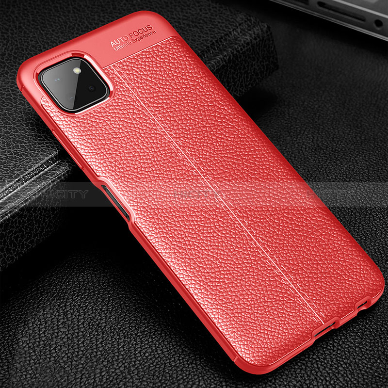 Coque Silicone Gel Motif Cuir Housse Etui pour Samsung Galaxy A22s 5G Plus