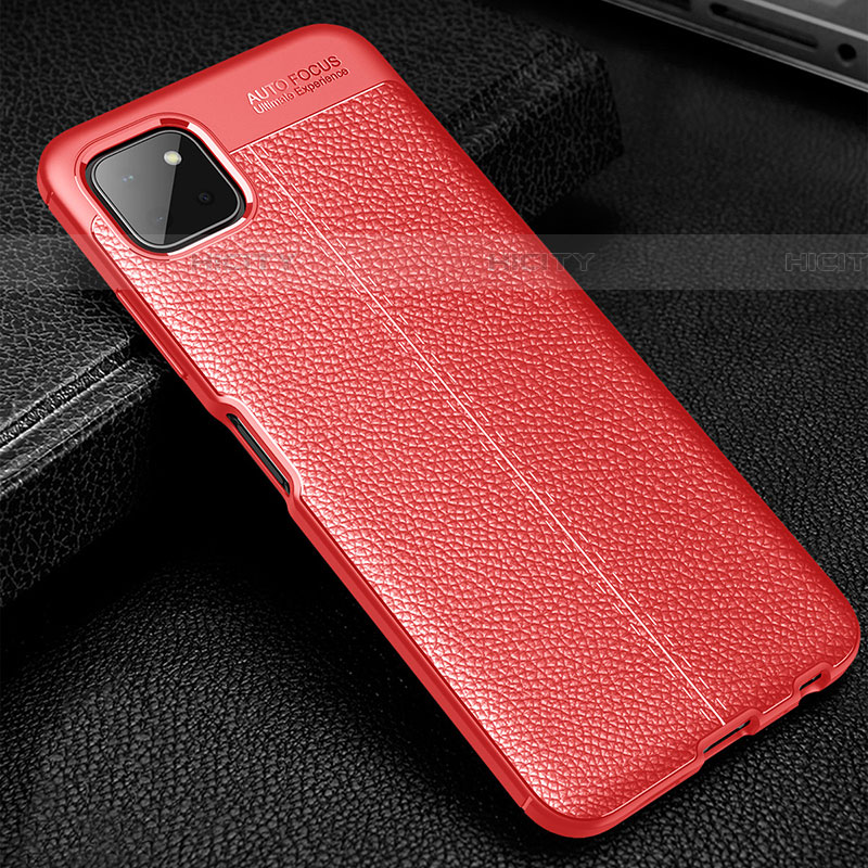 Coque Silicone Gel Motif Cuir Housse Etui pour Samsung Galaxy F42 5G Plus